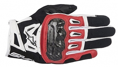 SMX-2 V2 rukavice - černo-bílo-červené