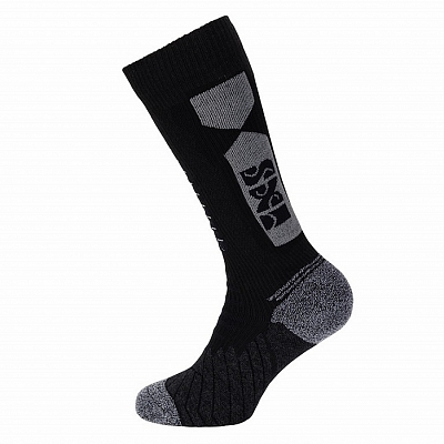 Ponožky iXS365 basic X33405 šedo-červený